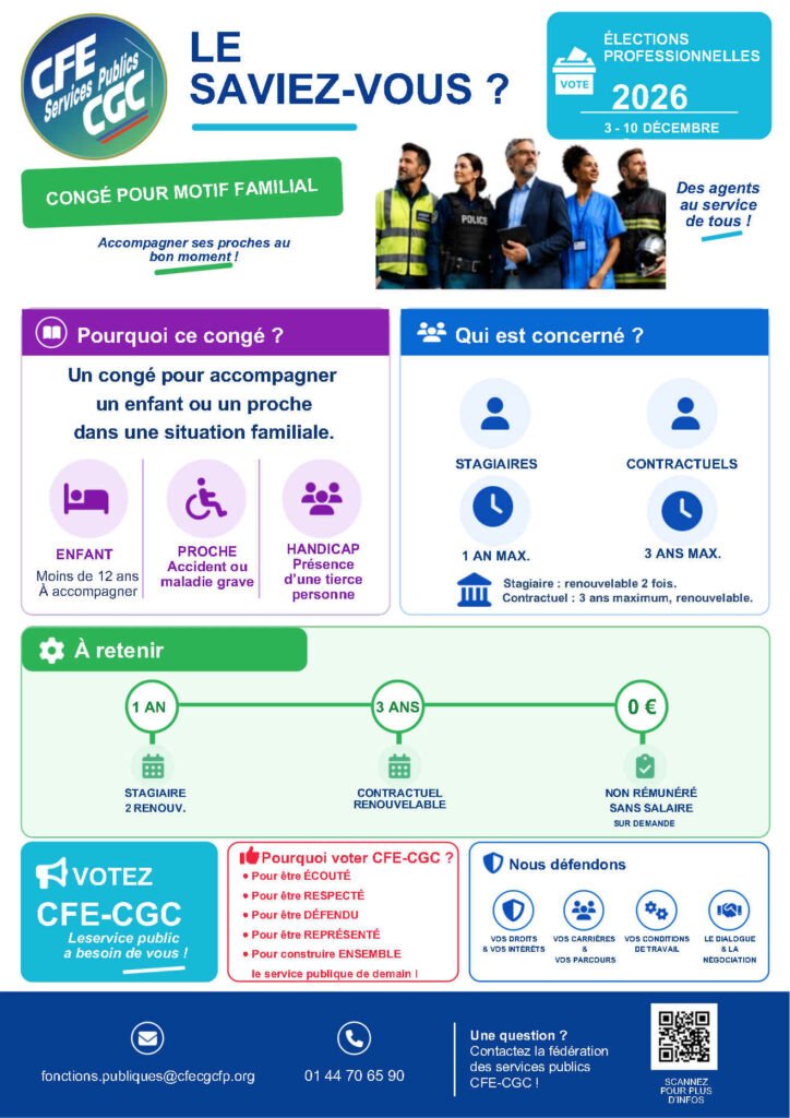 Congé pour motif familial